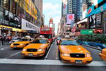 Фотообои URBAN Design UD4-152 Нью Йорк Тайм сквер Желтые такси