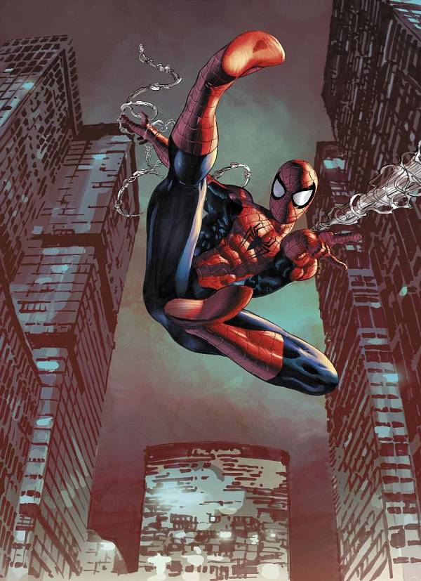 Детские фотообои на стену «Прыжок Человека-Паука» Komar 4-459 Spider-Man Jump