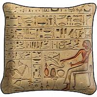 Декоративная фото подушка A2142 Египетский рисунок 3