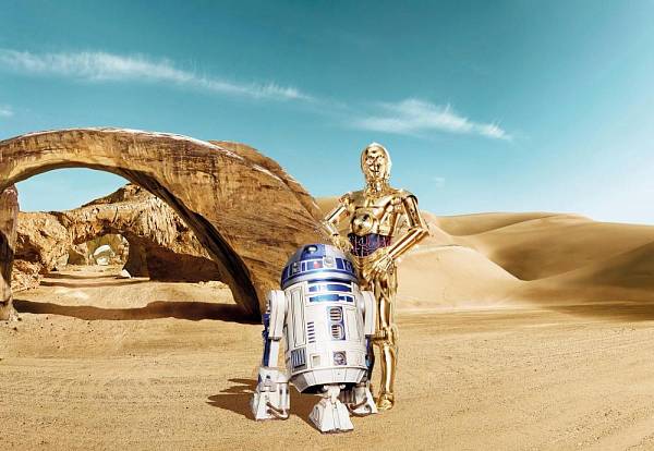 Фотообои на стену «ЗВЕЗДНЫЕ ВОЙНЫ Потерянный дроид» Komar 8-484 Star Wars Lost Droids