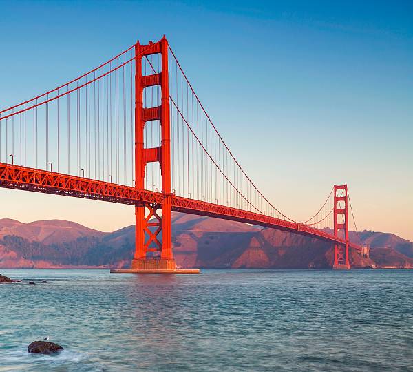 Фотообои URBAN Design UD3-105 Мост Золотые Ворота в Сан-Франциско Набережная