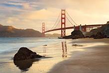 Флизелиновые фотообои «Мост Золотые Ворота» Komar XXL4-054 Golden Gate