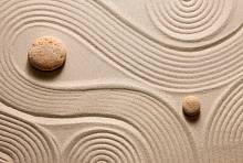 Фотообои URBAN Design UD4-098 Камни на песке Медитация
